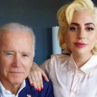 Joe Biden y Lady Gaga.