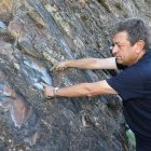 Las obras de la N-536 sepultaron los restos fósiles.