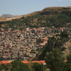 Vista aérea de la ciudad de Corleone, en Sicilia.