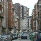 Aspecto de una de las calles de la zona alta de Ponferrada
