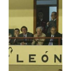 Francisco Fernández, García Prieto, Gil y Martínez, anteayer en el palco