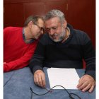 Fernando de la Torre y Juan Antonio Barrio, ayer.