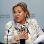 Rosa Valdeón plantea al Ministerio la posibilidad de suscribir un convenio de colaboración. GARCÍA