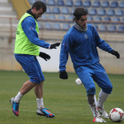 Santi Santos y Ortiz durante una sesión de trabajo.