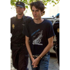 Jesús Manuel Morales Sierra, a su llegada  a los juzgados.
