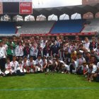 Formación de los equipos de la Fundación que disputaron el torneo.