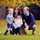 Imagen con la que los duques de Cambridge y sus hijos han felicitado la Navidad.