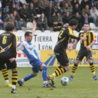 Ésta fue la constante de todo el partido: la Deportiva lo intentó, pero el equipo barakaldés estuvo