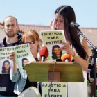 Concentración ciudadana en Traspinedo (Valladolid) en recuerdo de Esther López y para pedir justicia. DL