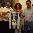 El Ciudad de Ponferrada presentó su camiseta para la Liga EBA. DL