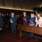 Isabel Carrasco, ayer, en el acto en La Virgen.