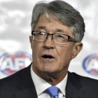 Mike Fitzpatrick, presidente de la Liga de Fútbol Australiana.