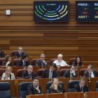 Los procuradores en sus escaños de las Cortes de Castilla y León. NACHO GALLEGO