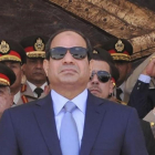 Al Sisi, durante la celebración de un acto militar.