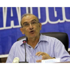 Humberto de la Calle, jefe del equipo negociador del Gobierno colombiano, anuncia un acuerdo con las FARC sobre drogas ilícitas en los diálogos de paz, en La Habana.