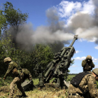 Imagen de los combates que se suceden en la zona de Lugansk. STR