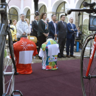 La consejera María Josefa García Cirac presidió la presentación de la Vuelta a Castilla y León. N. GALLEGO