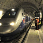 Simulacro de emergencias en el túnel de El Pertús.