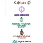 Imágenes corporativas de las cinco entidades provinciales que se fusionaron