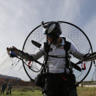 Víctor Rodríguez 'Parapente Moncho' lograba en Cáceres un nuevo éxito para su palmarés. JESÚS