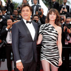 Javier Bardem y Charlotte Gainsbourg. JULIEN WARNAND