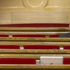 Gordó, en su escaño de diputado no adscrito en el Parlament.