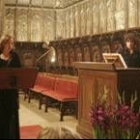 Imágenes de los artistas durante su concierto de ayer en la Catedral de León