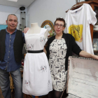Nacho Aller, con María Teresa Morán Encinas. JESÚS F. SALVADORES