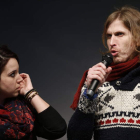 Pablo Fernández Santos, junto a Sofía Delgado, que le acompañara en el consejo ciudadano