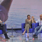 Isabel Pantoja y su hijo, Kiko Rivera, durante una entrevista que la tonadillera concedió a Jorge Javier Vázquez