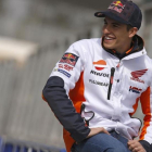 Marc Márquez posa para su equipo, Repsol-Honda