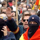 Imagen de archivo de una manifestación de ultraderechistas en Madrid.
