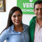La candidata ecologista Maribel Barajas.