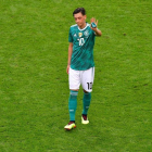 Mesut Özil en su último partido con la selección con la selección alemana.