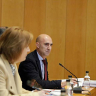 El representante de Ciudadanos, Juan Carlos Fernández, durante un pleno