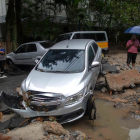 Las lluvias en Río de Janeiro provocaron inumerables daños materiales.