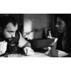 Manuel Martínez, con Nuria Casas en una escena de este «drama mágico» en blanco y negro.
