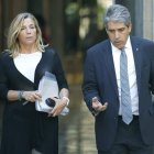 La vicepresidenta de la Generalitat, Joana Ortega, y el conseller de Presidencia, Francesc Homs.
