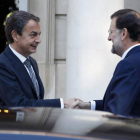 José Luis Rodríguez Zapatero y Mariano Rajoy, en una imagen de archivo