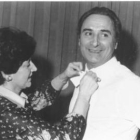 Odón Alonso con su mujer, Gloria.