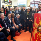 Majo, María Josefa García Cirac, Silván, Óscar Puente y Fernández Merayo, en el acto de presentación de León.