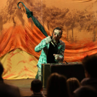 Representación teatral con la que se clausuraron las Jornadas de Solidaridad.