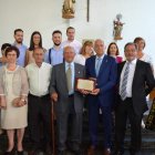 Ezequiel Sutil Mata fue homenajeado ayer en Matalobos. MEDINA