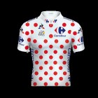 Maillot de la montaña del Tour.