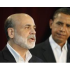 Ben Bernanke y Barack Obama.