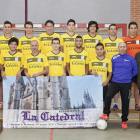 Formación del equipo de La Roma FS/Restaurante La Catedral que disputa la liga de la Asolefusa .