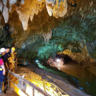Cueva tailandesa donde se llevó a cabo el rescate.