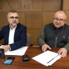 José Miguel Palazuelo y Tomás Gallego desgranan las cuentas. A.V.