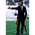 El entrenador de la SD Ponferradina, Carlos Terrazas, confía en su equipo. REINO