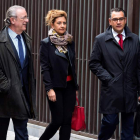 Begoña Hernández llega al juzgado para declarar. R. GARCÍA